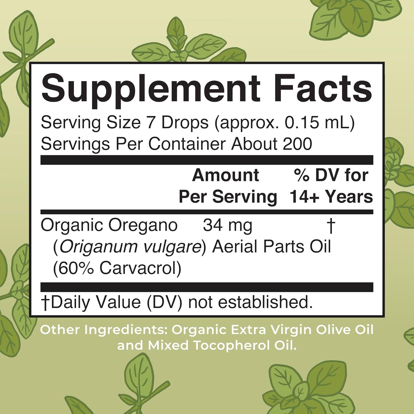 OIL ORGANIC OF OREGANO